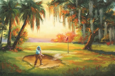Southern Golfer by D. "Rusty" Rust art print
