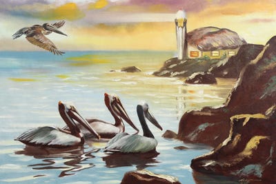 Pelican Place by D. "Rusty" Rust canvas print