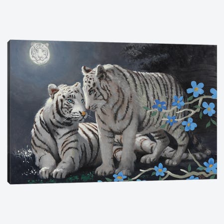 Tiger's Moon Canvas Print #RSR187} by D. "Rusty" Rust Canvas Print