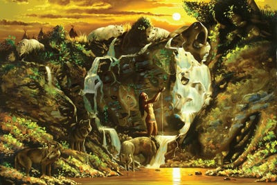 Soolindian by D. "Rusty" Rust canvas print