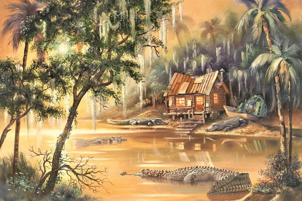 Alligators & Crocodiles: Gator Bayou by D. "Rusty" Rust