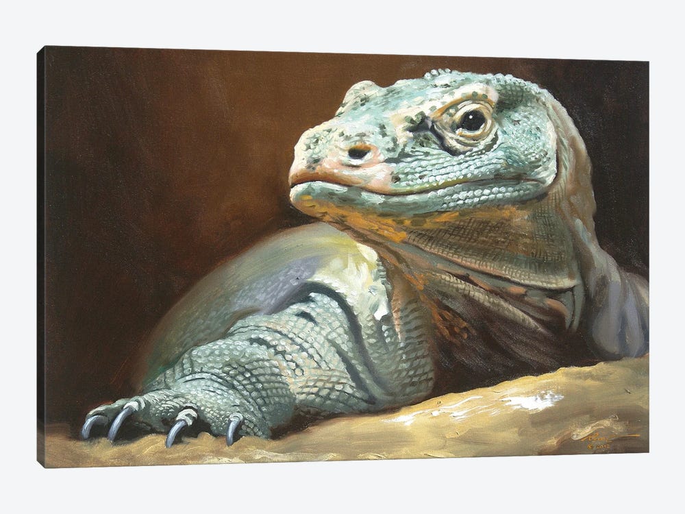 Komodo Dragon by D. "Rusty" Rust 1-piece Canvas Artwork