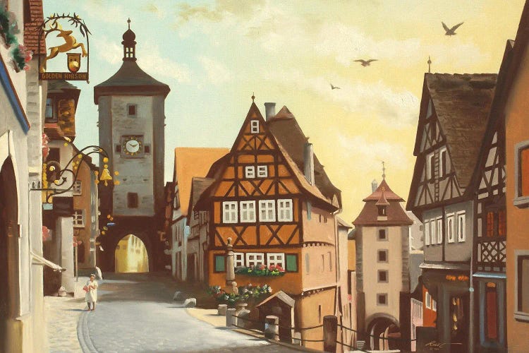 Rothenberg, Germany by D. "Rusty" Rust wall art
