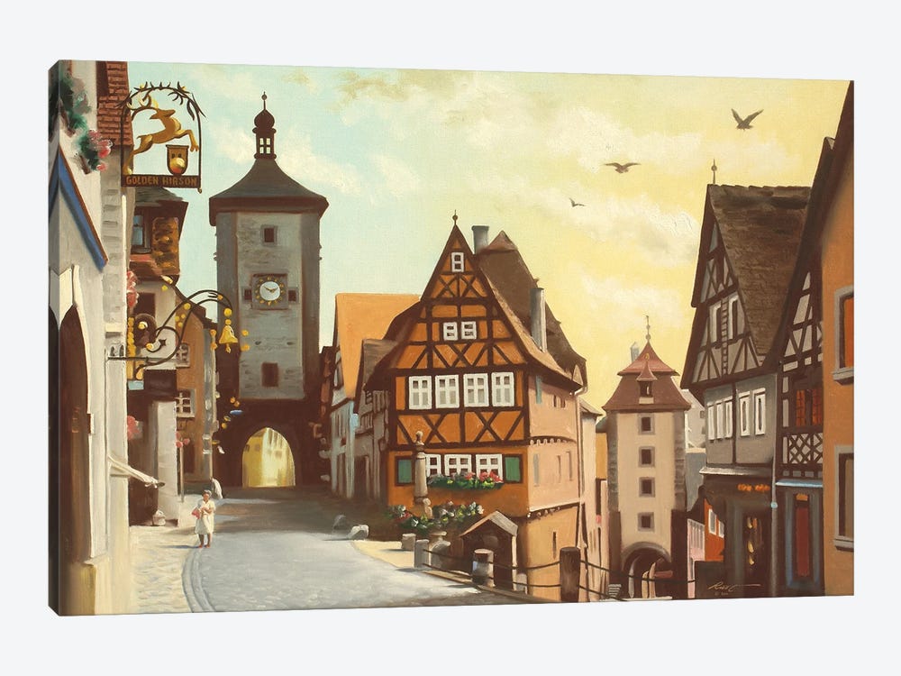 Rothenberg, Germany by D. "Rusty" Rust 1-piece Canvas Wall Art