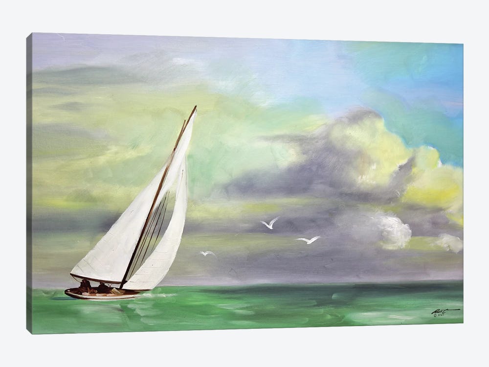 Sailing through the Wind by D. "Rusty" Rust 1-piece Art Print