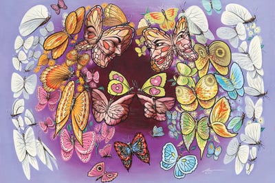 Angel's Wings by D. "Rusty" Rust framed canvas print