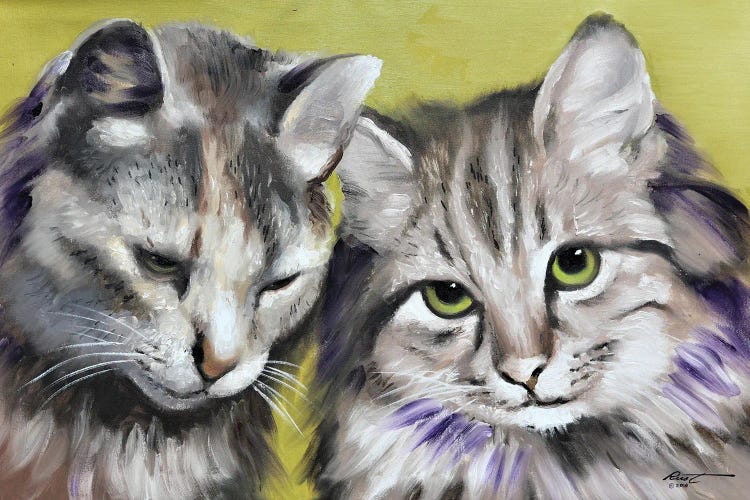 Loving Cats by D. "Rusty" Rust wall art