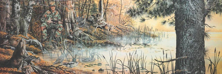 The Hunter's Blind - Illusion by D. "Rusty" Rust wall art