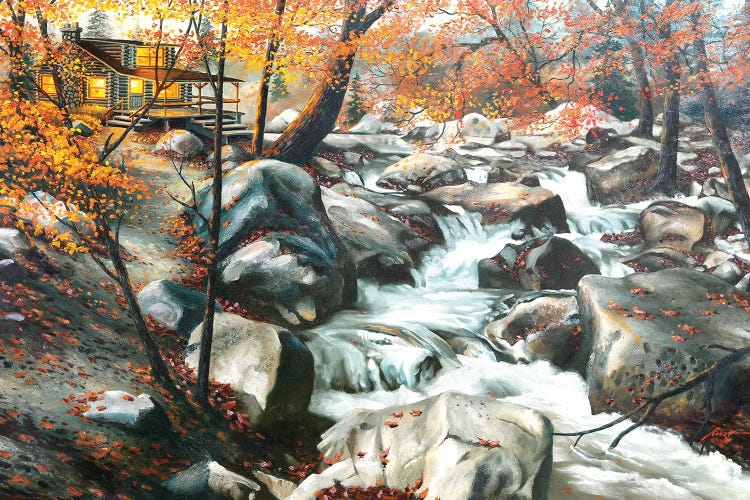 Autumn Landscape by D. "Rusty" Rust wall art