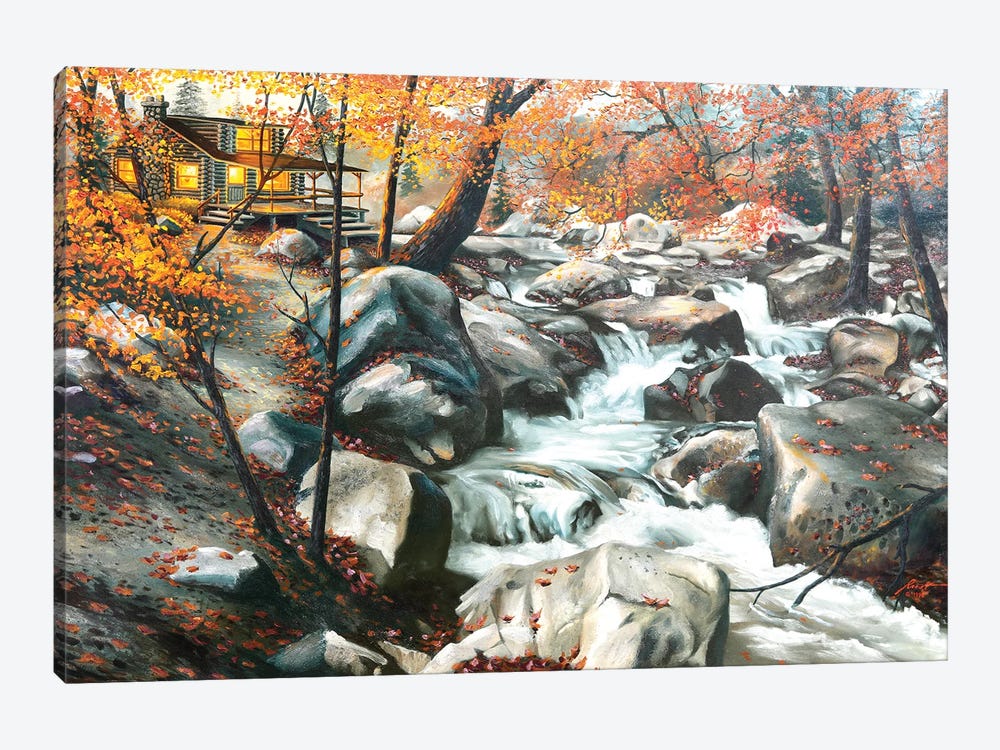 Autumn Landscape by D. "Rusty" Rust 1-piece Canvas Art