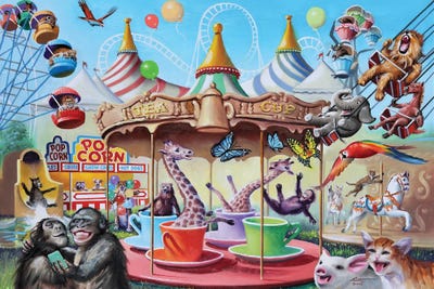 Animusement by D. "Rusty" Rust art print