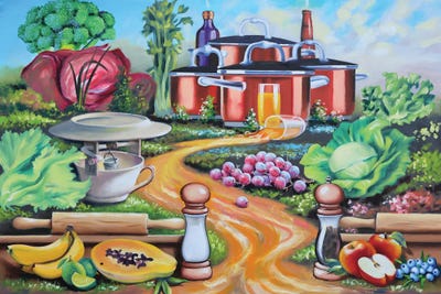 Home Cooking by D. "Rusty" Rust art print