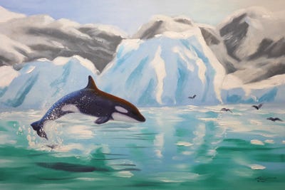 Orca Whale by D. "Rusty" Rust art print