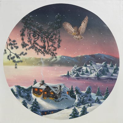 Owl - Illusion by D. "Rusty" Rust multi panel art