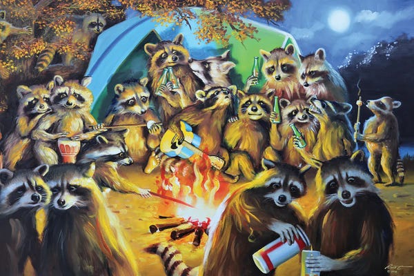 Raccoons: The Dog by D. "Rusty" Rust