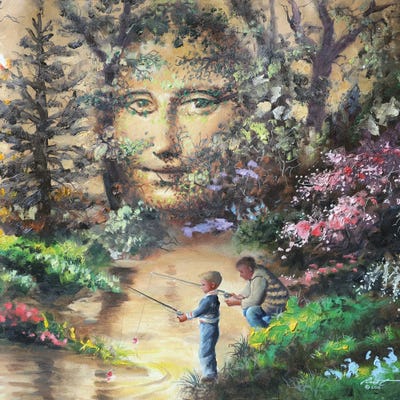 The Art Of Fishing - Illusion by D. "Rusty" Rust art print