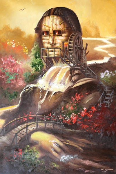 Mona's Mill - Illusion by D. "Rusty" Rust art print