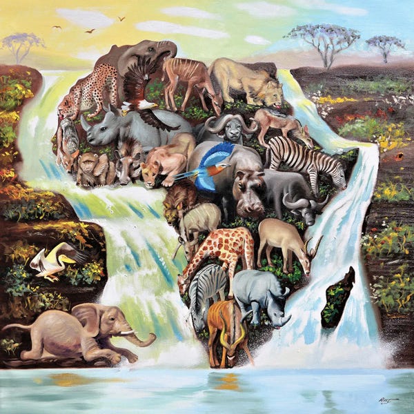 Hippopotamuses: Africa by D. "Rusty" Rust