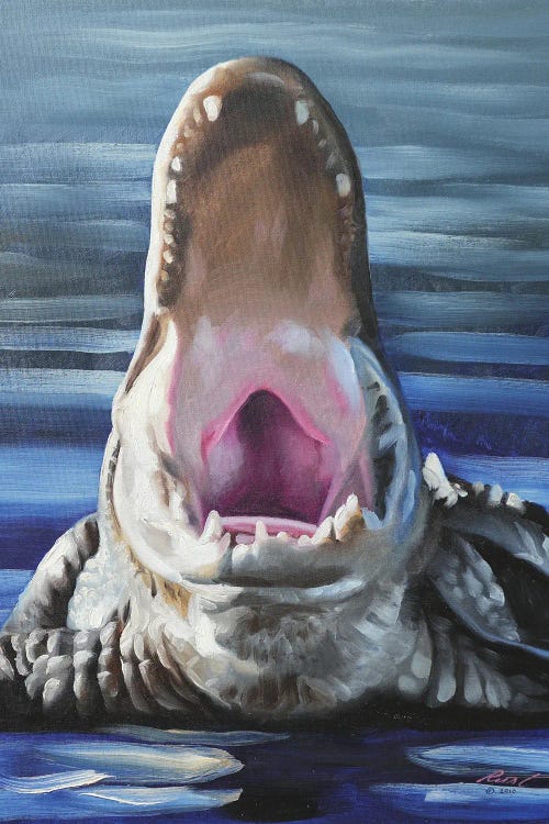 Alligator II by D. "Rusty" Rust wall art