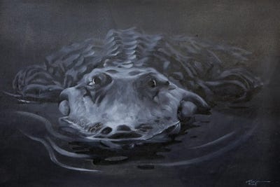 Alligator III by D. "Rusty" Rust art print