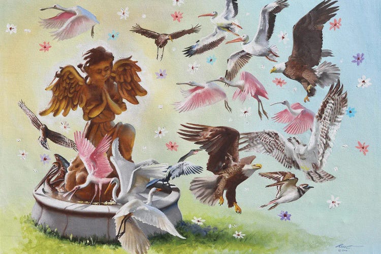 Angel Of Summer by D. "Rusty" Rust wall art
