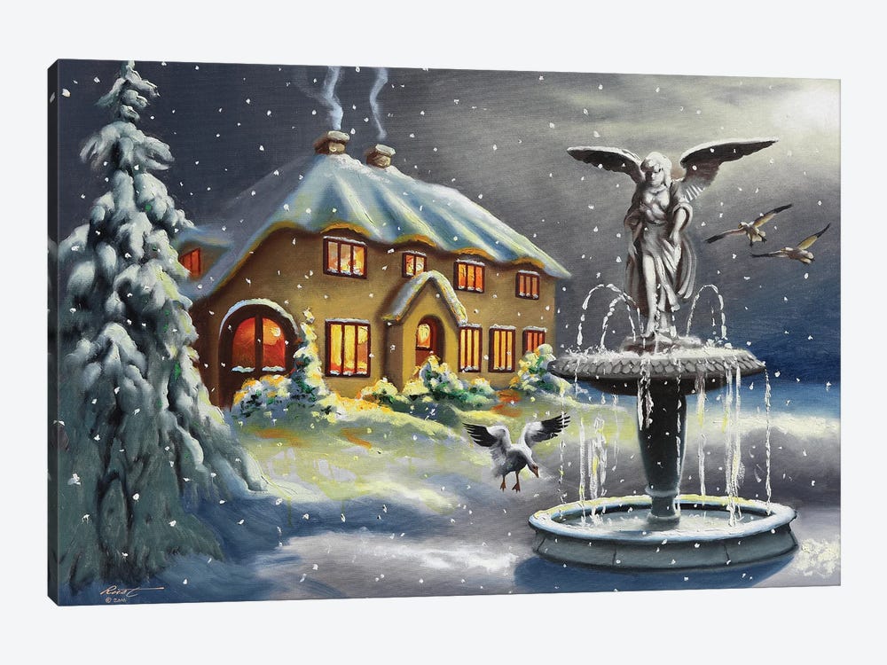 Angel Of Winter by D. "Rusty" Rust 1-piece Canvas Print