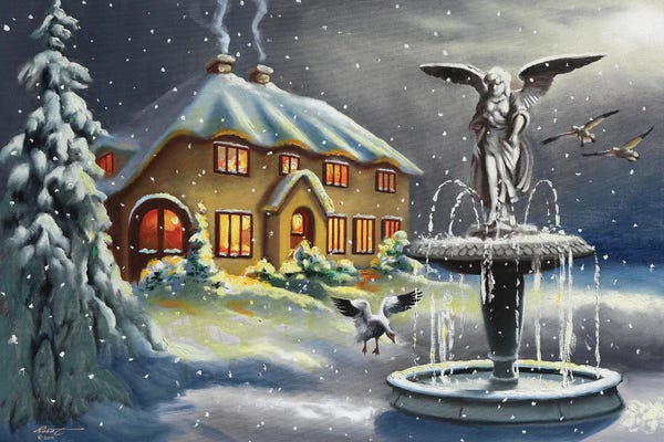Fountains: Angel Of Winter by D. "Rusty" Rust