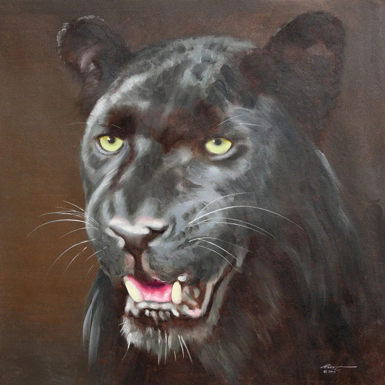 Black Leopard by D. "Rusty" Rust wall art