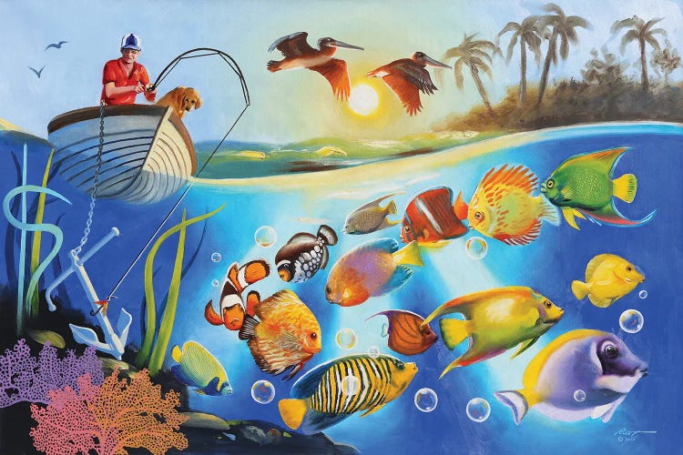 Caught On by D. "Rusty" Rust wall art