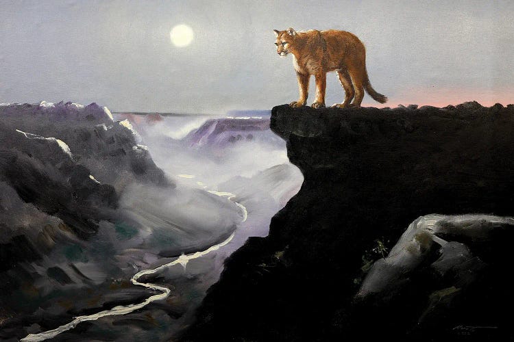 Cougar by D. "Rusty" Rust wall art