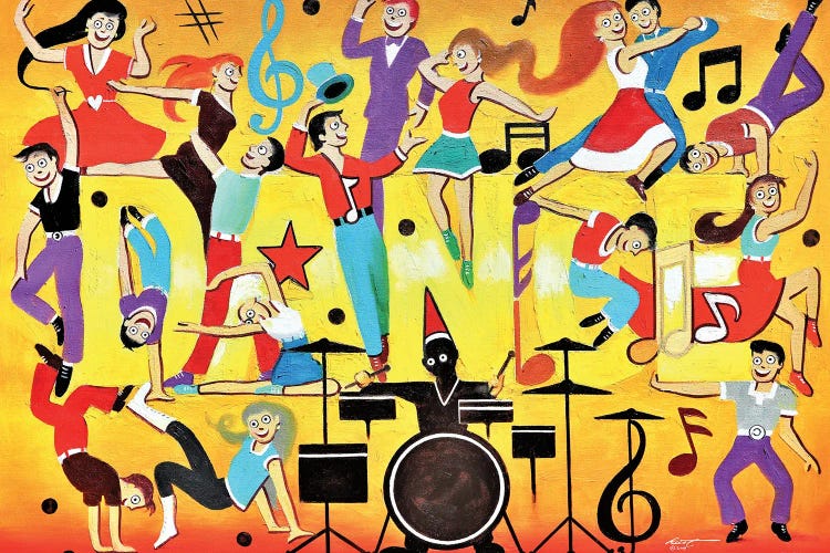 Dance by D. "Rusty" Rust wall art