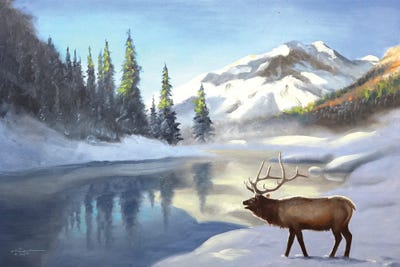 Elk by D. "Rusty" Rust art print