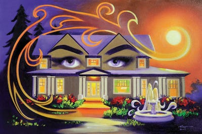 House Illusion by D. "Rusty" Rust multi panel art