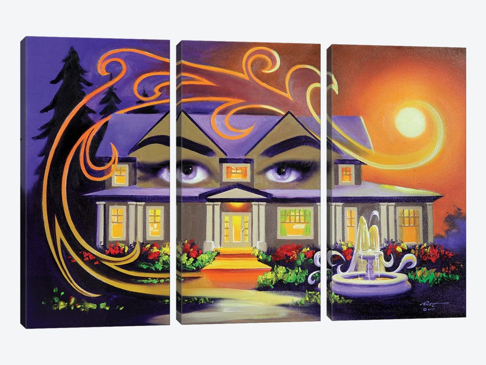 House Illusion by D. "Rusty" Rust 3-piece Art Print