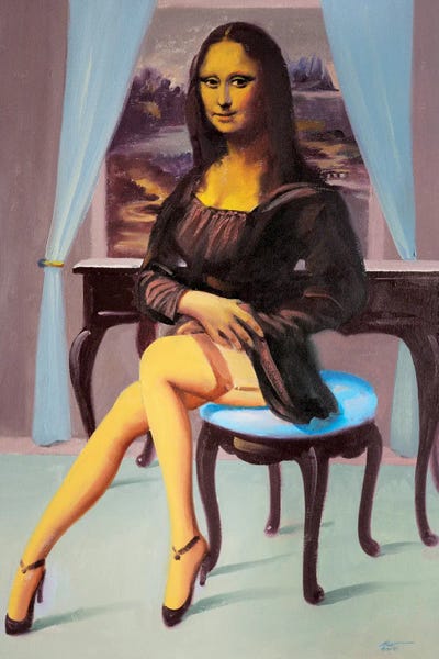 Mona Teasya by D. "Rusty" Rust art print