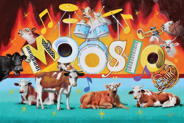Fine Art Print: Moosic by D. "Rusty" Rust