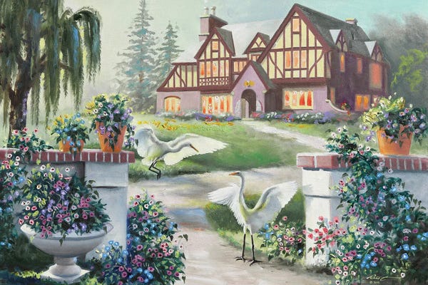 Egrets: Morning Glory by D. "Rusty" Rust