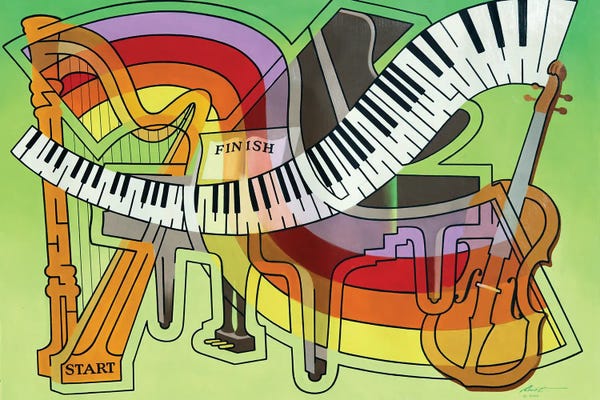 Pianos: Music Maze by D. "Rusty" Rust