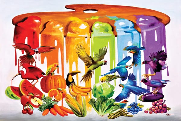 Parrots: Palette To Palate by D. "Rusty" Rust