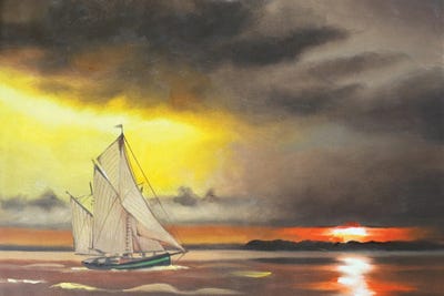 Sailboat by D. "Rusty" Rust art print