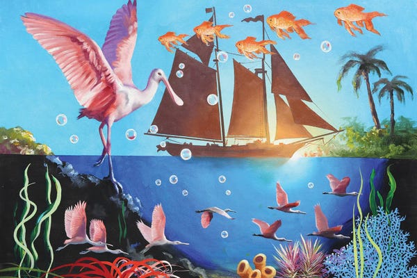 Underwater: Spoonbill by D. "Rusty" Rust