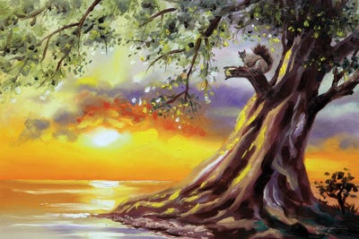 Squirrel by D. "Rusty" Rust canvas print