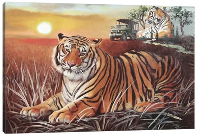 Tiger Cabin Canvas Art Print - D. "Rusty" Rust
