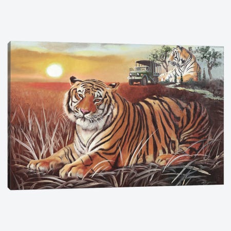 Tiger Cabin Canvas Print #RSR585} by D. "Rusty" Rust Canvas Art Print