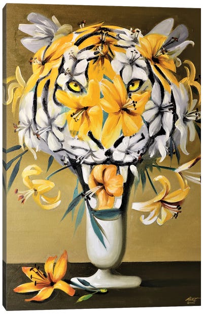 Tiger Lilies Canvas Art Print - D. "Rusty" Rust