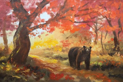 Black Bear by D. "Rusty" Rust art print