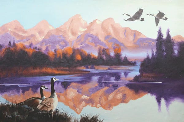 Canadian Culture: Canada Geese II by D. "Rusty" Rust