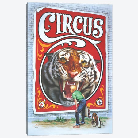 Circus Art Fair Canvas Print #RSR608} by D. "Rusty" Rust Canvas Print