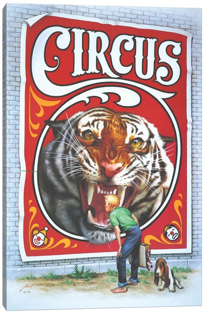 Circus Art Fair Canvas Art Print - Circus Art
