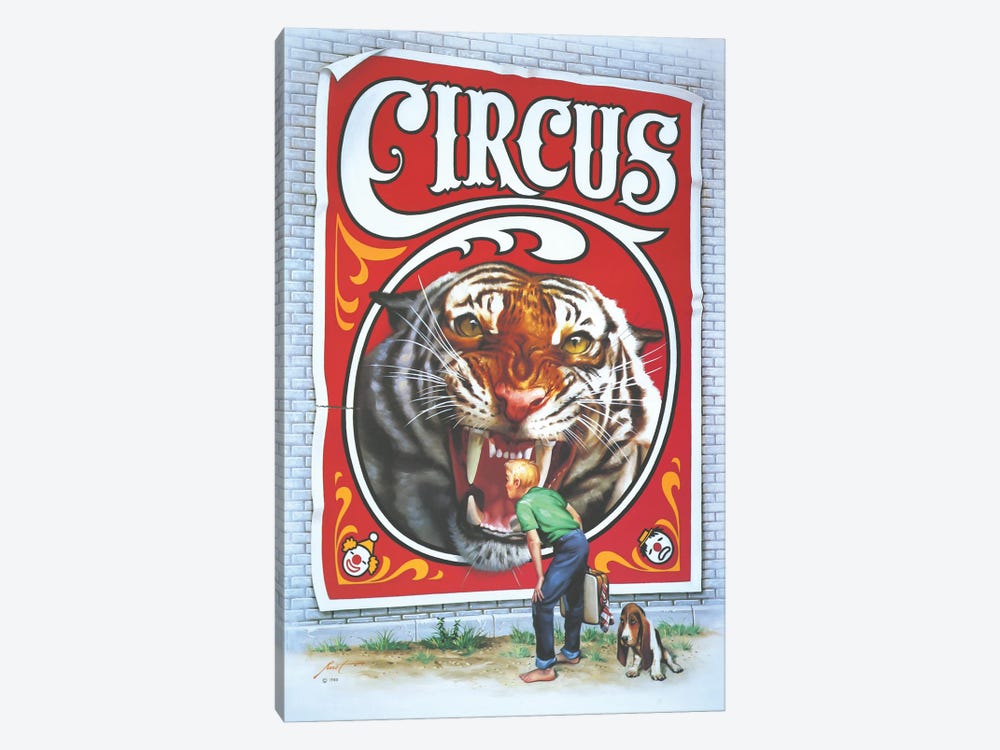 Circus Art Fair by D. "Rusty" Rust 1-piece Canvas Art Print